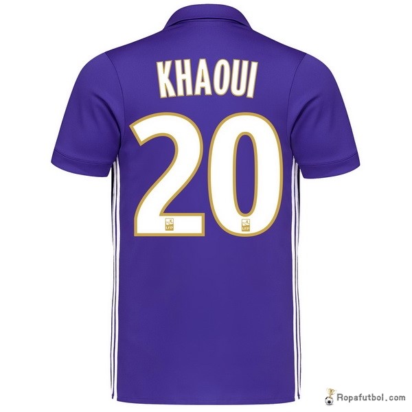 Camiseta Marsella Replica Tercera Ropa Khaoui 2017/18